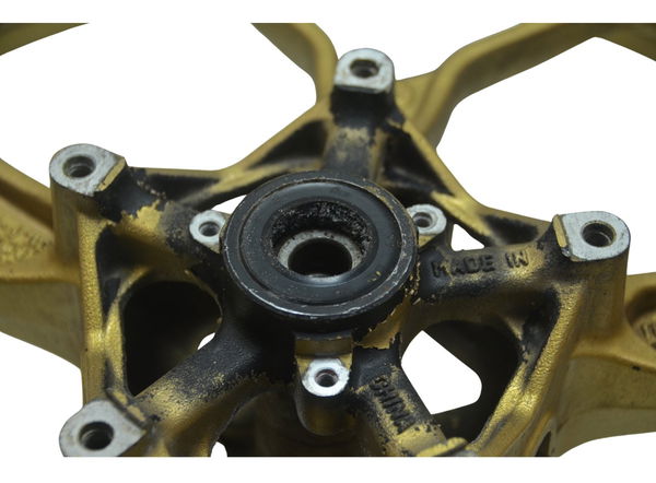 Roda Dianteira Yamaha Mt 03 16-19 Original Dourado