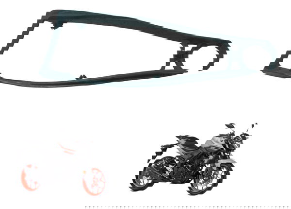 Guia Deslizante Corrente C/ Avaria Yamaha Mt 03 16-19 Orig Preto