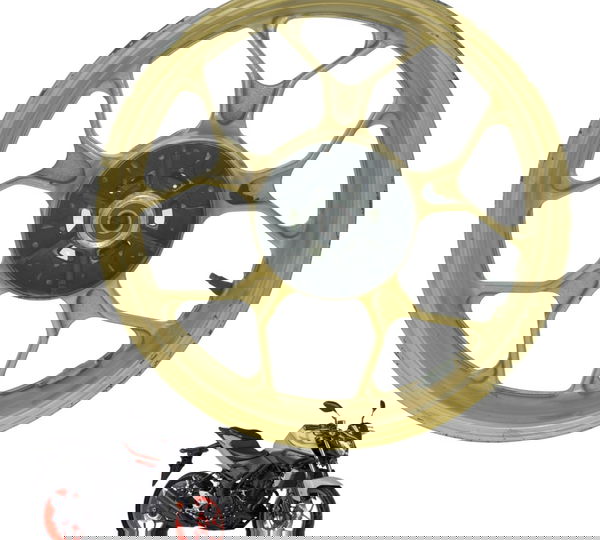 Roda Traseira Yamaha Mt 03 16-19 Original Dourado