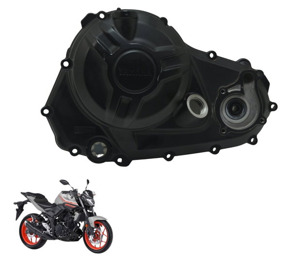 Tampa Motor Embreagem Yamaha Mt 03 16-19 Original Preto