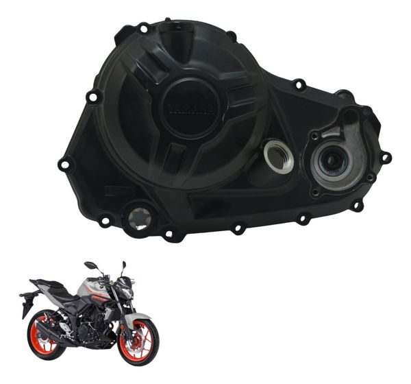 Tampa Motor Embreagem Yamaha Mt 03 16-19 Original Preto