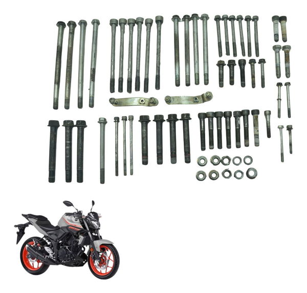 Kit Parafusos Diversos Yamaha Mt 03 16-19 Original