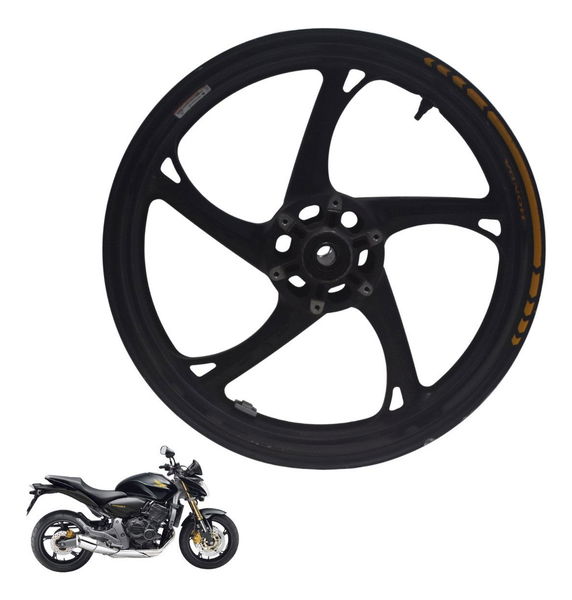 Roda Dianteira Honda Cb 600f Hornet 08-11 Original Preto