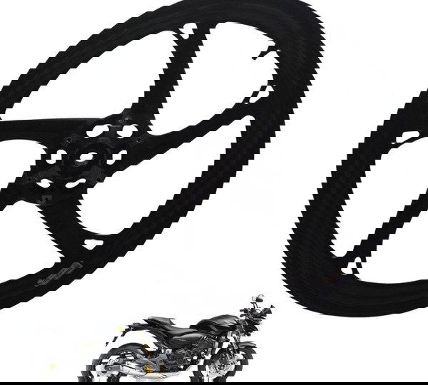 Roda Dianteira Honda Cb 600f Hornet 08-11 Original Preto