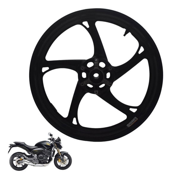 Roda Dianteira Honda Cb 600f Hornet 08-11 Original Preto