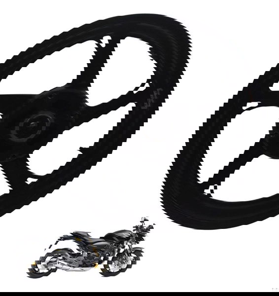 Roda Traseira Honda Cb 600f Hornet 08-11 Original Preto