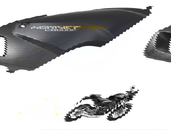 Carenagem Lateral Direita Honda Cb 600f Hornet 08-11 Orig Preto