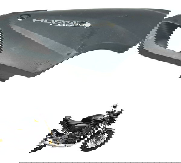 Carenagem Lateral Dir C/ Detalhes Honda Cb 600f Hornet 08-11 Preto