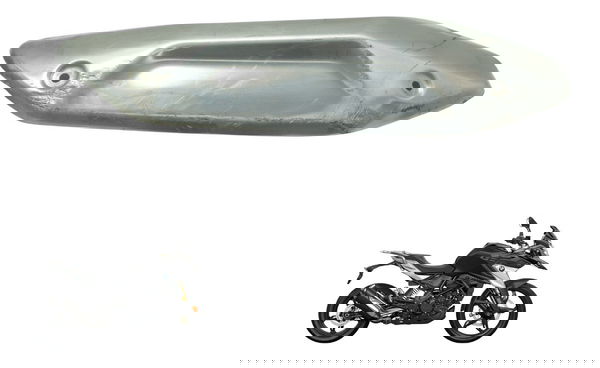 Capa Proteção Ponteira Escape C/ Det Bmw G310 Gs 20-24 Orig