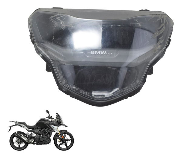 Farol C/ Detalhes Com Reator Bmw G310 Gs 20-24 Original