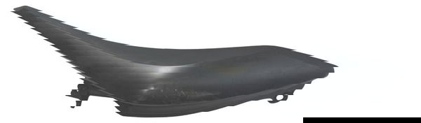 Carenagem Rabeta Esq C/ Detalhes Honda Cb 600f Hornet 08-11