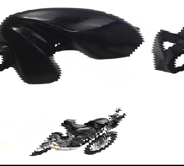 Carenagem Bananinha Esq Farol Honda Cb 600f Hornet 08-11 Preto