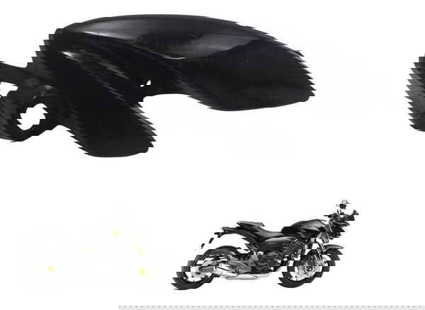 Carenagem Bananinha Esq Farol Honda Cb 600f Hornet 08-11 Preto