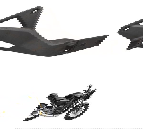 Suporte Pedaleira Esquerda Honda Cb 600f Hornet 08-11 Orig Preto