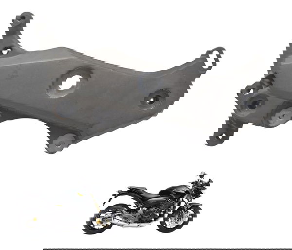 Suporte Motor Pedaleira Esq Honda Cb 600f Hornet 08-11 Orig Preto