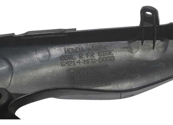 Carenagem Bananinha Dir Farol Honda Cb 600f Hornet 08-11 Preto