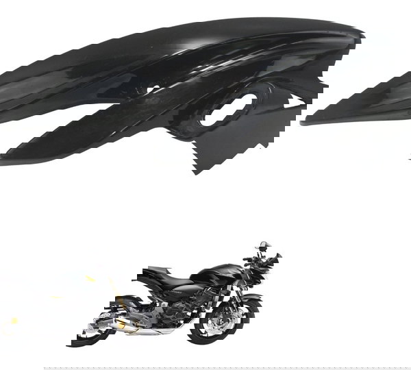 Carenagem Bananinha Dir Farol Honda Cb 600f Hornet 08-11 Preto