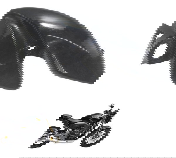 Carenagem Bananinha Esq Farol Honda Cb 600f Hornet 08-11 Preto