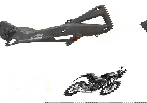 Suporte Pedaleira Direita Honda Cb 600f Hornet 08-11 Orig Preto