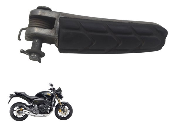 Pedaleira Diant Esq C/avaria Honda Cb 600f Hornet 08-11 Orig