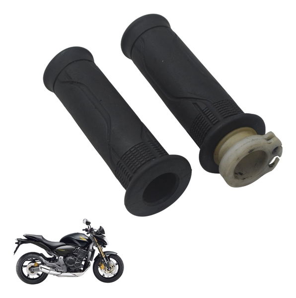 Par Manoplas Honda Cb 600f Hornet 08-11 Original Preto