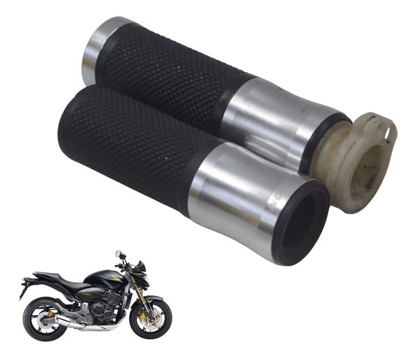 Par Manopla Illion Honda Cb 600f Hornet 08-11 Preto