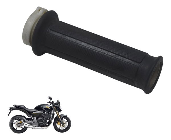 Manopla Dir Acelerador Paralelo Honda Cb 600f Hornet 08-11 Preto