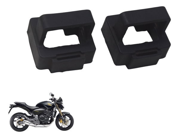 Par Borracha Suporte Rele Honda Cb 600f Hornet 08-11 Orig
