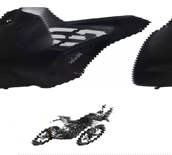 Carenagem Capa Tanque Esq C/ Avaria Bmw G310 Gs 20-24 Orig Preto