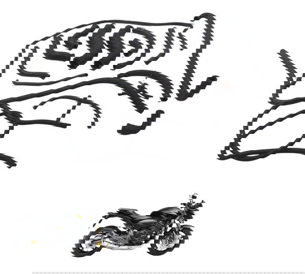 Kit Mangueiras Honda Cb 600f Hornet 08-11 Original