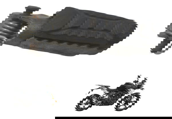 Pedaleira Dianteira Dir C/ Detalhes Bmw G310 Gs 20-24 Orig