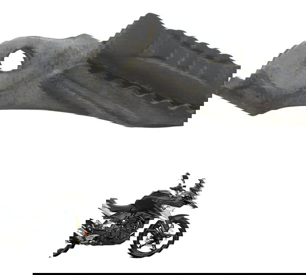 Pedaleira Dianteira Esq C/ Detalhes Bmw G310 Gs 20-24 Orig