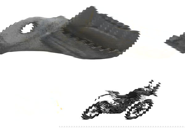 Pedaleira Dianteira Esq C/ Detalhes Bmw G310 Gs 20-24 Orig