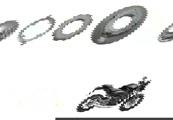 Porca Coluna Mesa Direção Honda Cb 600f Hornet 08-11 Orig