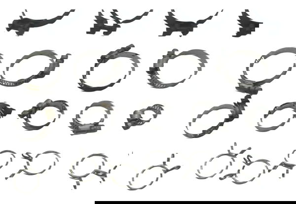 Kit Abraçadeiras Diversas Honda Cb 600f Hornet 08-11 Orig