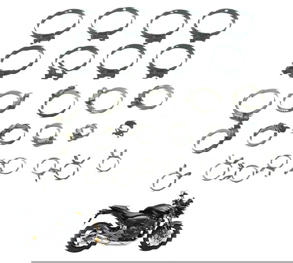 Kit Abraçadeiras Diversas Honda Cb 600f Hornet 08-11 Orig