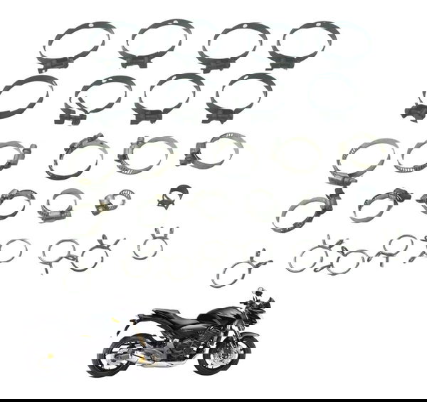 Kit Abraçadeiras Diversas Honda Cb 600f Hornet 08-11 Orig