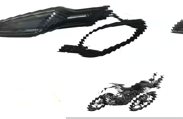 Pisca Led Dianteiro / Traseiro Bmw G310 Gs 20-24 Original Preto