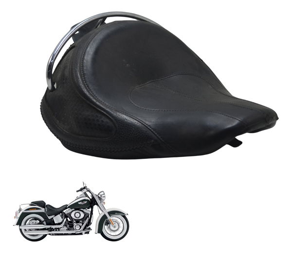 Banco Dianteir C/ Detalhes Harley Softail Deluxe Flstn 12-15