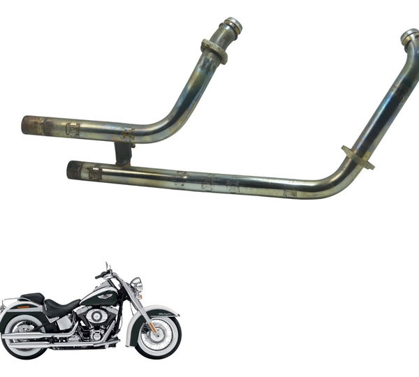 Curva Escape Harley Softail Deluxe Flstn 12-15 Original