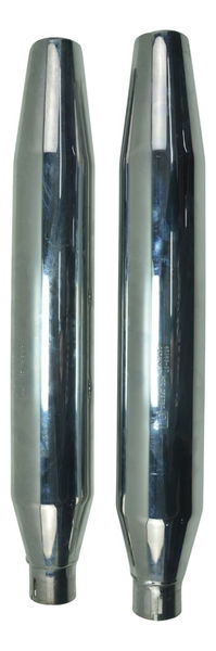 Par Ponteira Escape Harley Softail Deluxe Flstn 12-15 Orig