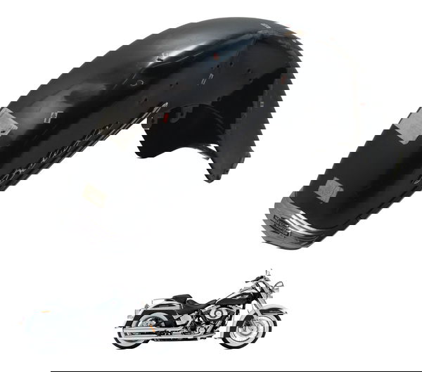 Paralama Diant C/ Avaria Harley Softail Deluxe Flstn 12-15