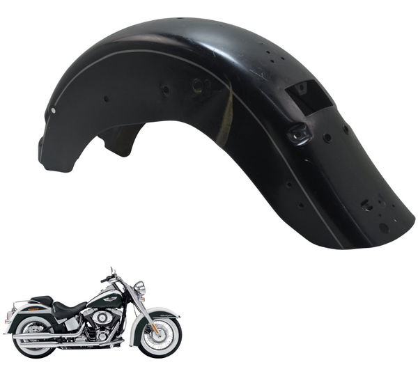 Paralama Tras C/ Avaria Harley Softail Deluxe Flstn 12-15