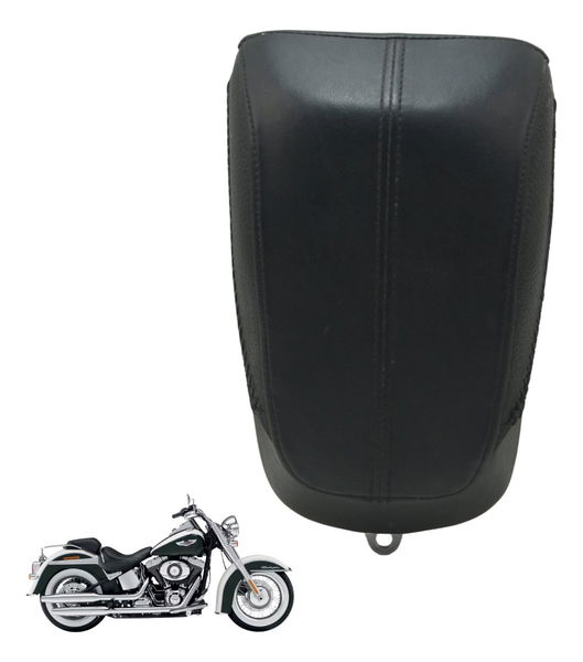 Banco Traseiro Harley Softail Deluxe Flstn 12-15 Original Preto