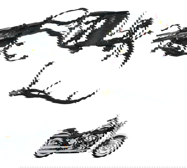 Chicote Principal Harley Softail Deluxe Flstn 12-15 Original