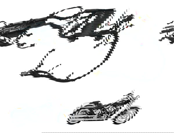 Chicote Principal Harley Softail Deluxe Flstn 12-15 Original