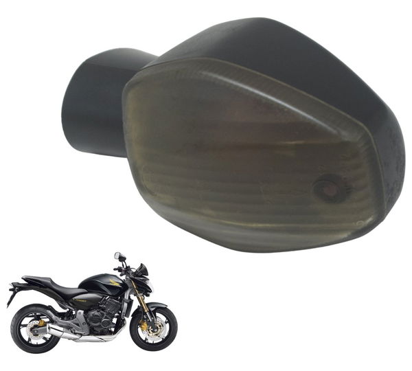 Carcaça Pisca Diant Esq Honda Cb 600f Hornet 08-11 Original Esquerdo Preto