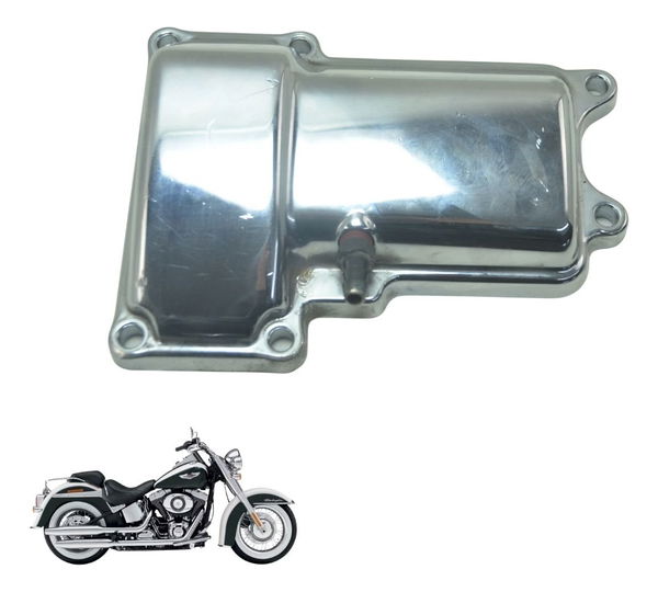 Tampa Respiro Caixa Marcha Harley Softail Deluxe Flstn 12-15