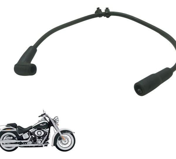 Cabo Bobina Ignição Harley Softail Deluxe Flstn 12-15 Origin Preto