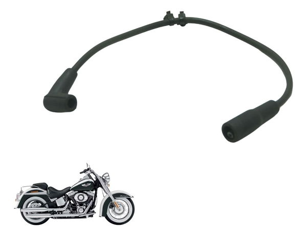 Cabo Bobina Ignição Harley Softail Deluxe Flstn 12-15 Origin Preto